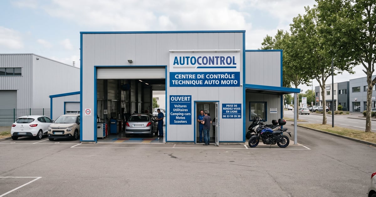 Centre de contrôle technique : autocontrol auto moto expliqué