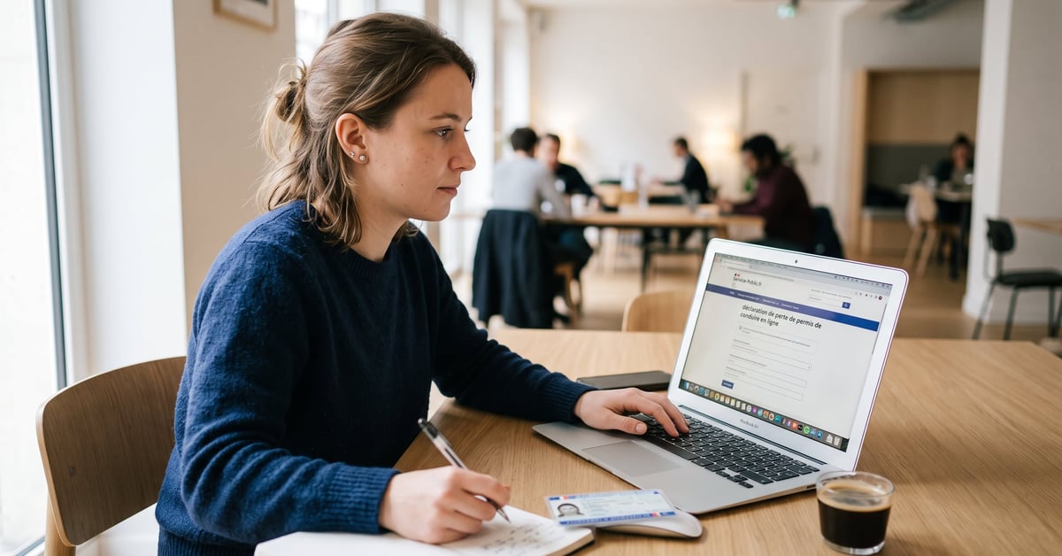 Déclarer la perte de son permis de conduire en ligne